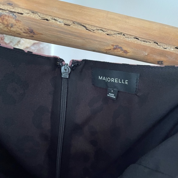 Majorelle Cameron Animal Print Mauve Bustier Dress - Picture 9 of 10